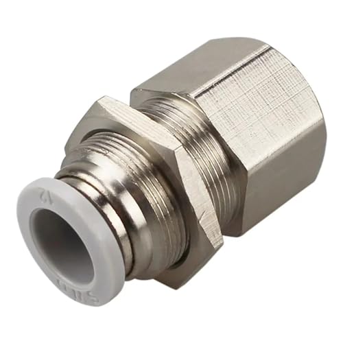 3-Wege-Messing-Pneumatik-Winkelstück, 4-12 mm Rohr auf BSP-Gewinde 1/81/43/8 Steckadapter, 10 Stück(8mm-bsp1i4) von JUJUJ