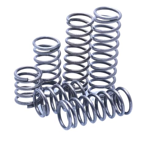 Anpassbarer schwarzer Druckfederdraht – 3 mm Durchmesser, 16–40 mm Außendurchmesser, Federstahl, 30–100 mm Länge(4pcs 27mm x 80mm) von JUJUJ