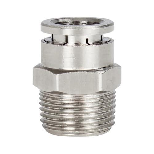 BSPT-Messing-Pneumatikkupplungen 1/8 1/2 & M5-Gewinde Schnellkupplungsarmaturen for Gassysteme 5 Stück(Pc4-01) von JUJUJ