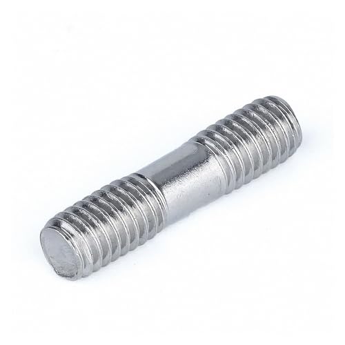 Doppelseitige Gewindestangen – Stehbolzen aus 316er Edelstahl for M6, M8, M10 und M12 | Langlebige und vielseitige Gewindestange mit Doppelkopf(110mm M6 2pcs) von JUJUJ