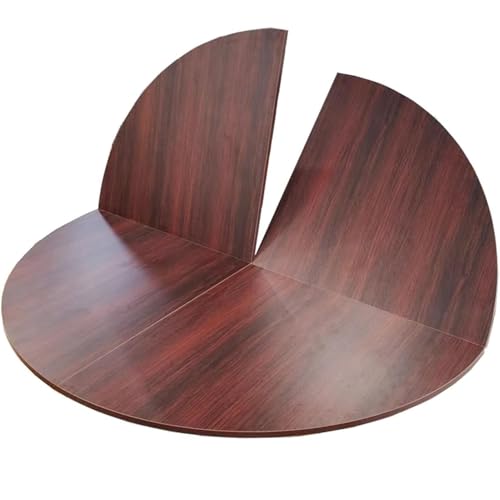 Große, runde, Faltbare Tischplatte aus Massivholz – platzsparendes Gerät for Zuhause und Büro – 47/55/59/63/71/79 Zoll(140cm) von JUJUJ