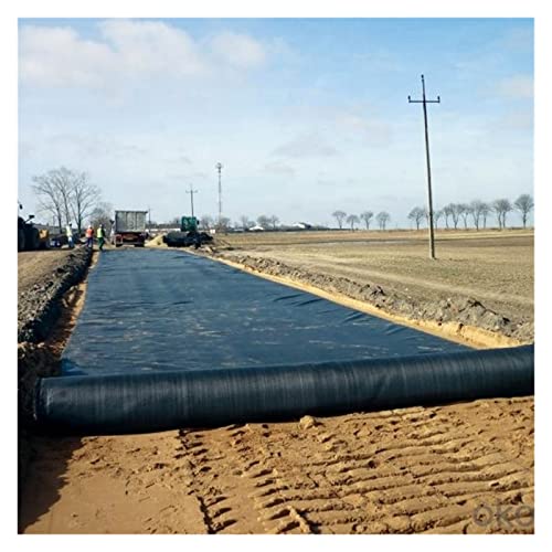 JUJUJ 1 Stück Geotextilvlies zur Drainage und Unkrautbekämpfung – 60 cm bis 160 cm breit, PP-Material(1.2mx10m/4ftx33ft WxL) von JUJUJ