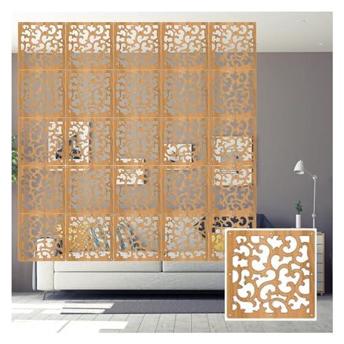 JUJUJ Anpassbare hängende Raumteilerpaneele - 11,4" x11,4 - Vielseitige DIY-Dekorationsschirme for Zuhause und Büro(80Pcs) von JUJUJ