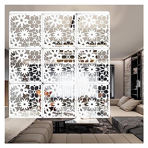 JUJUJ Elegante Raumteilerpaneele aus PVC for Aufhängen – 1–100 Stück, 29,9 x 29,9 cm for stilvolle Dekoration zu Hause und im Büro(80Pcs) von JUJUJ