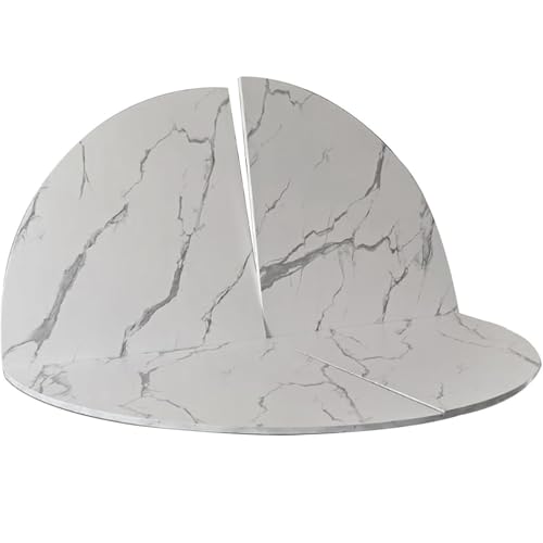 JUJUJ Runder, klappbarer Holztisch for 12–14 Personen – tragbarer Mehrzwecktisch for Essen, Veranstaltungen und den Heimgebrauch(200cm) von JUJUJ