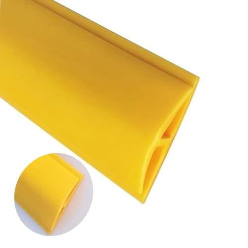 Langlebige PVC-Bodenübergangsleiste for Teppich zu Fliesen – einfach zu installierende Kantenleiste for einen glatten Bodenübergang(Yellow,Length 3.0m(10ft)) von JUJUJ