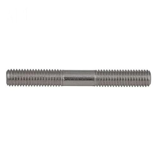 M5 x 0,8 doppelseitige Gewindestange – 20 mm bis 250 mm metrische Stehbolzen aus 304ss for den industriellen und Heimwerkergebrauch(M5x180mm 2pcs) von JUJUJ