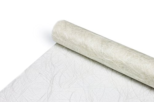 JULANO Sizoweb Original Tischläufer Tischband zur Dekoration (15cm,15m, weiß) von JULANO