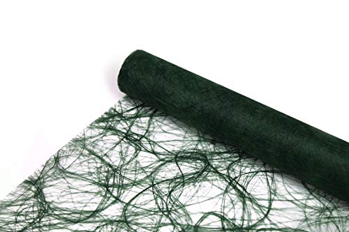 JULANO Sizoweb Original Tischläufer Tischband zur Dekoration (20cm,1m, waldgrün) von JULANO