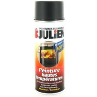 Schwarz Sprühfarbe hohe Temperatur 400ml - Julien von JULIEN