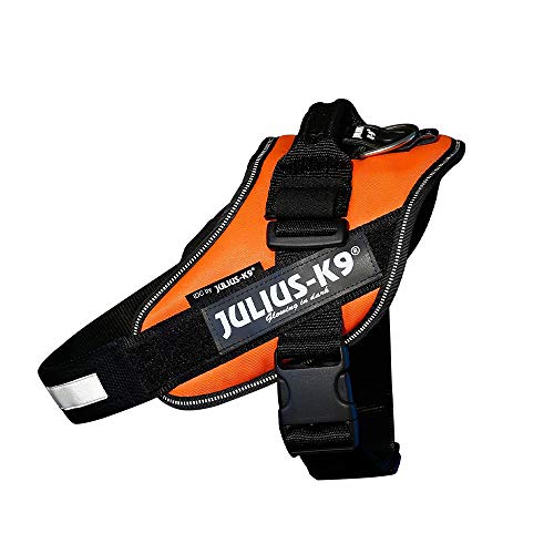 JULIUS K-9 IDC Powergeschirr, Größe: M / 0, UV-Orange, 16IDC-FOR-0 von JULIUS K-9