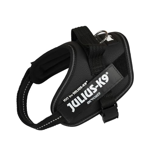 IDC Powerharness, Size: Mini-Mini/XS, Black - Faux Leather von JULIUS K-9