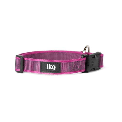 JULIUS K-9 225CG-PN Color und Gray Halsband, 25mm x 39 - 65 cm, verstellbar, rosa-grau von JULIUS K-9