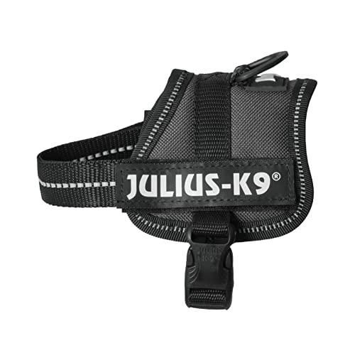 K9 Powergeschirr, Größe: 3XS/Baby 1, Schwarz von JULIUS K-9