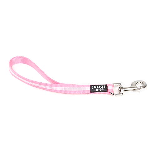 Julius-K9, 216KF-NL-PN, IDC-Kurzführer, nachleuchtend, 19mm x 35 cm, pink von JULIUS K-9