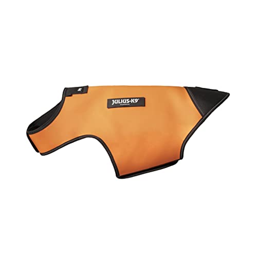 Julius-K9, IDC Neoprene Hundekleidung, Size: L, Schwarz und UV Orange von JULIUS K-9