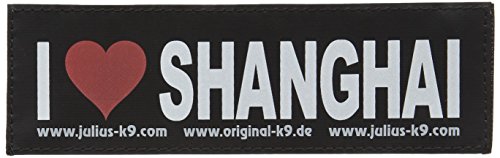 Julius-K9 162LR-G-31338 Klettaufschrift, AGILITY-FAN, schwarz von JULIUS K-9