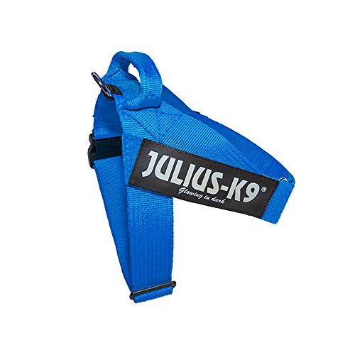 Julius K9 16503-IDC-B IDC - Gurtbandgeschirr Grösse 3 - Brustumfang 82-110 cm, blau von JULIUS K-9