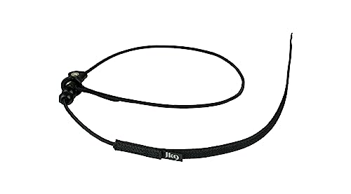 Julius K9 20235-KO Kontaktleine mit Stop, 4 mm, schwarz/gelb von JULIUS K-9