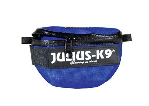 Julius-K9 IDC Universal Seitentaschen, ein Paar, für Geschirre, Größe: Mini - 4, Blau von JULIUS K-9