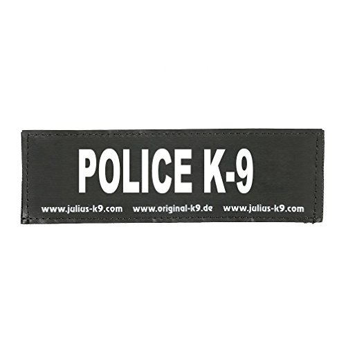 Klettaufschrift, POLICE K-9, klein, Schwarz von JULIUS K-9