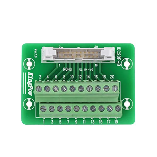 Din-Schienenhalterung, Schraubklemmenblock DIN-Schienen-SPS-Breakout-Platine, Blockverbinder für SPS, Servo-DIN-Schienenhalterung von JULYKAI