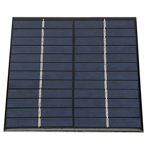 JULYKAI 2W DIY Solarpanel, 12V schneebeständiges Mini-Solarpanel, Solarpanelmodul, wasserdicht für Rasenlichter Solarspielzeug von JULYKAI