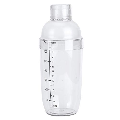 JULYKAI Cocktail-Shaker, Tagesbedarf, Milch-Shaker, Plastik-Shaker, Familienrestaurant für Bar(700ml) von JULYKAI