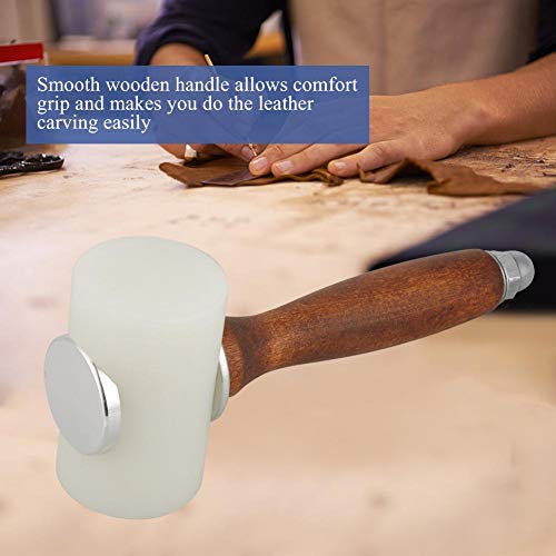 Leathercraft Mallet, Light Leather Carving Hammer, DIY Leathercraft DIY Leatherwork für Amateure für Berufe von JULYKAI