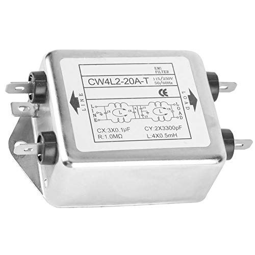 Universeller Stromleitungsfilter Cw4L2-20A-T Stromleitungsfilter 115V / 250V Laufbänder zur Unterdrückung kontinuierlicher und intermittierender Impulsstörungen von JULYKAI