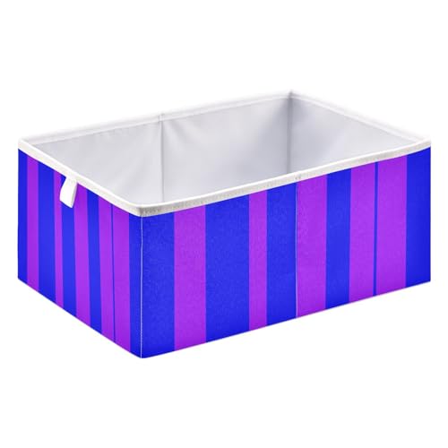 JUMBEAR Aufbewahrungskorb, faltbar, Spielzeug-Aufbewahrungsbox für Zuhause, Regal, Schrank, 40 x 27 x 17 cm, Violett / Blau JUMBEAR Aufbewahrungskorb, faltbar, Spielzeug-Aufbewahrungsbox für Zuhause, Regal, Schrank, 40 x 27 x 17 cm, Violett / Blau von JUMBEAR