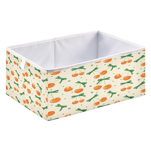 JUMBEAR Aufbewahrungskorb, faltbar, für Spielzeug, Organizer, Regal, Schrank, 40 x 27 x 17 cm, Orange Cherry JUMBEAR Aufbewahrungskorb, faltbar, für Spielzeug, Organizer, Regal, Schrank, 40 x 27 x 17 cm, Orange Cherry von JUMBEAR