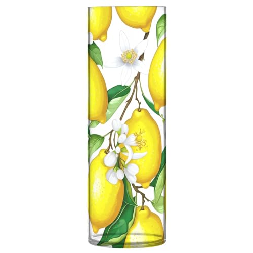 JUMBEAR Frische Zitronenvase für Blumen, klare Vase, rustikale Heimdekoration für modernes Bauernhaus, ideales Regal, Tisch und Eingangsdekoration JUMBEAR Frische Zitronenvase für Blumen, klare Vase, rustikale Heimdekoration für modernes Bauernhaus, ideales Regal, Tisch und Eingangsdekoration von JUMBEAR