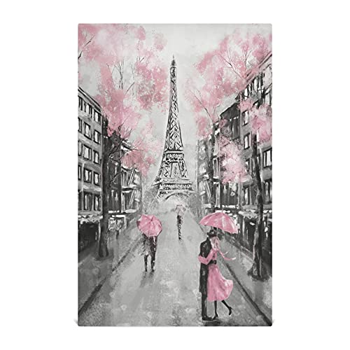 JUMBEAR Vintage Paris City Eiffelturm Küchentuch weich saugfähig Geschirrtücher wiederverwendbar Handtuch Geschirrtücher und Tischdekoration Handtücher 71,1 x 45,7 cm 1 Packung von JUMBEAR
