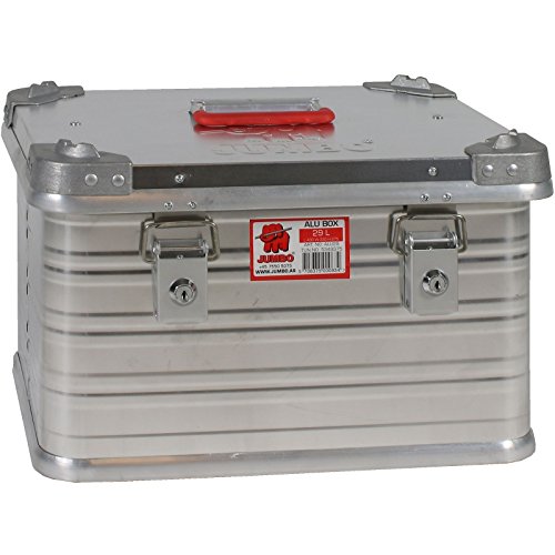 JUMBO Aluminium-Box Aluminiumkoffer Kiste Aufbewahrungsbox extrem robust (29 liter) von Jumbo