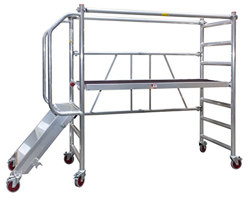 JUMBO Rollgerüst, Fahrgerüst mit Treppe und Geländer, NEU, Arbeitshöhe bis 3,0 Meter, TÜV/GS JUMBO Rollgerüst, Fahrgerüst mit Treppe und Geländer, NEU, Arbeitshöhe bis 3,0 Meter, TÜV/GS von JUMBO