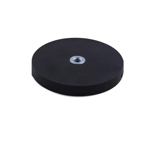 JUMELA Gummibeschichteter Magnet Magnetfuß D22 D43 D66 D88 Flachgewinde Montagehalterung Halter for Boots-LED-Licht-Autoleiste 1/5/10 Stück (Size : D22 10pcs) von JUMELA