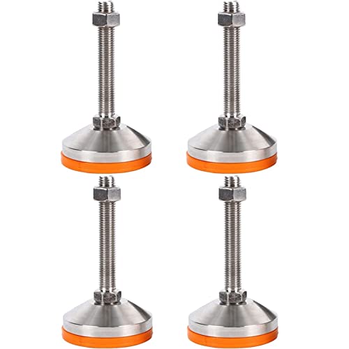 JUMELA Möbelfuß-Einsteller, Robustes Nivellierschraubenbein – M12 x 60 x 100 mm Gewinde, verstellbare Füße, Nivellierfuß for Möbel, mechanische Geräte. Basis mit 60 mm Durchmesser, 4 Stück JUMELA Möbelfuß-Einsteller, Robustes Nivellierschraubenbein – M12 x 60 x 100 mm Gewinde, verstellbare Füße, Nivellierfuß for Möbel, mechanische Geräte. Basis mit 60 mm Durchmesser, 4 Stück von JUMELA