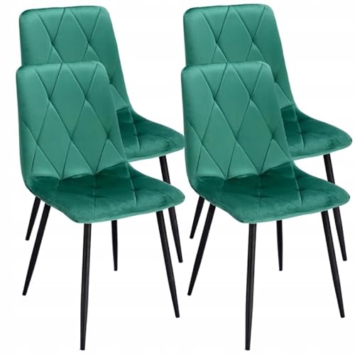 JUMI 4 x GEPOLSTERTER Stuhl gesteppter SAMT modern JUMI 4 x GEPOLSTERTER Stuhl gesteppter SAMT modern von JUMI