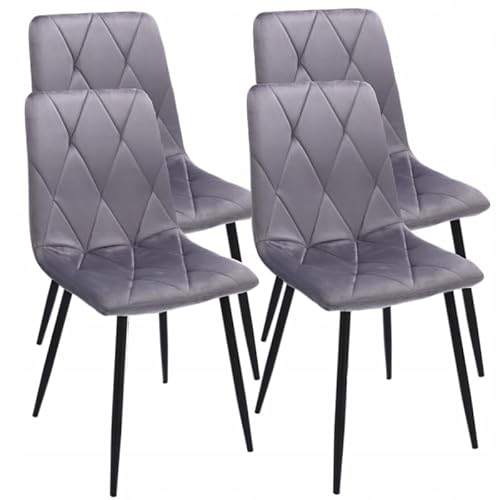 JUMI 4 x GEPOLSTERTER Stuhl gesteppter SAMT modern JUMI 4 x GEPOLSTERTER Stuhl gesteppter SAMT modern von JUMI