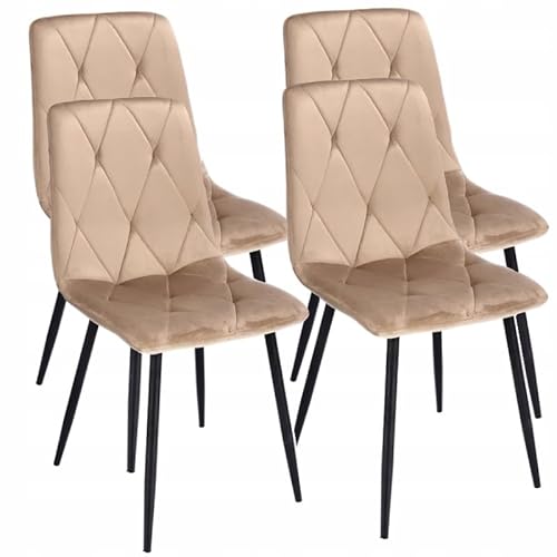 JUMI 4 x GEPOLSTERTER Stuhl gesteppter SAMT modern JUMI 4 x GEPOLSTERTER Stuhl gesteppter SAMT modern von JUMI