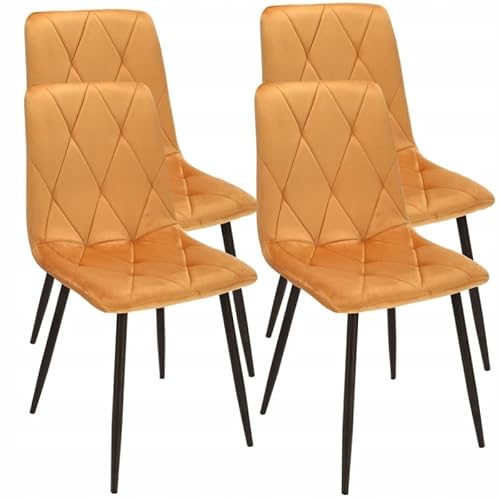 JUMI 4 x GEPOLSTERTER Stuhl gesteppter SAMT modern JUMI 4 x GEPOLSTERTER Stuhl gesteppter SAMT modern von JUMI