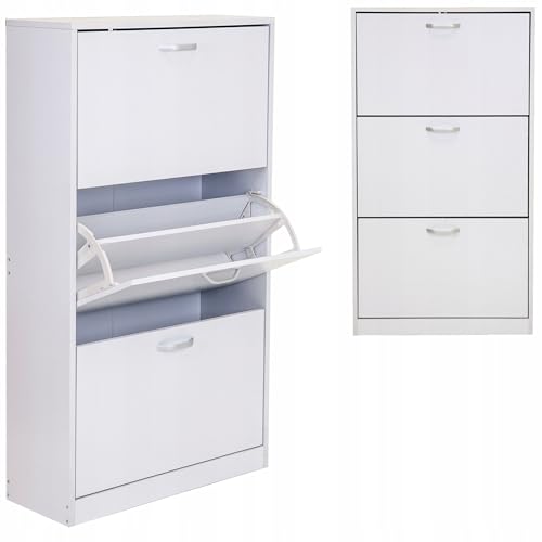 JUMI SCHUHSCHRANK 3-VERGLEICH Regal Schuhe geräumige Kommode für den Flur Regal von JUMI