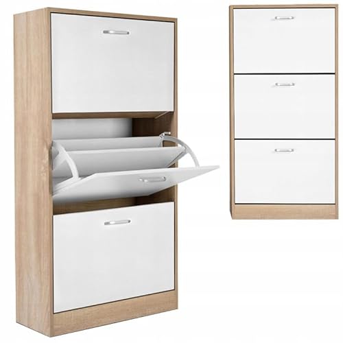 JUMI SCHUHSCHRANK 3-VERGLEICH Regal Schuhe geräumige Kommode für den Flur Regal von JUMI