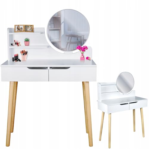JUMI Schminktisch mit Spiegel Scandi Kosmetik Skandinavisch JUMI Schminktisch mit Spiegel Scandi Kosmetik Skandinavisch von JUMI