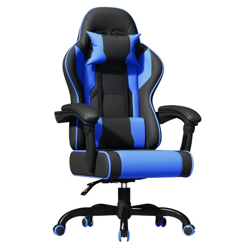 JUMMICO “Jetstream” Gaming Stuhl Ergonomisch,Gaming Chair mit massagefunktion, Gasdruckfeder Bürostuhl 150KG, Blau JUMMICO “Jetstream” Gaming Stuhl Ergonomisch,Gaming Chair mit massagefunktion, Gasdruckfeder Bürostuhl 150KG, Blau von JUMMICO