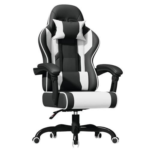 JUMMICO “Jetstream” Gaming Stuhl Ergonomisch,Gaming Chair mit massagefunktion, Gasdruckfeder Bürostuhl 150KG,Weiß JUMMICO “Jetstream” Gaming Stuhl Ergonomisch,Gaming Chair mit massagefunktion, Gasdruckfeder Bürostuhl 150KG,Weiß von JUMMICO
