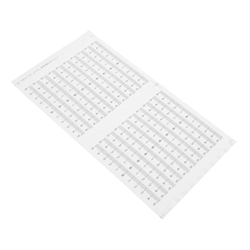 20 Stück Selbstklebende Maßstab Aufkleber Wasserdichte Ruler Sticker für Präzises Messen für Handwerk Zeichnen Transparent von JUMPLAWN