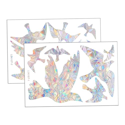 JUMPLAWN 1 Satz Fensteraufkleber zur Vogelschutz Dekoration Selbstklebende Kollisions Sticker für Glasflächen Bunte und Praktische Designs für Fenster und Türen Leicht Abnehmbar Rückstände JUMPLAWN 1 Satz Fensteraufkleber zur Vogelschutz Dekoration Selbstklebende Kollisions Sticker für Glasflächen Bunte und Praktische Designs für Fenster und Türen Leicht Abnehmbar Rückstände von JUMPLAWN