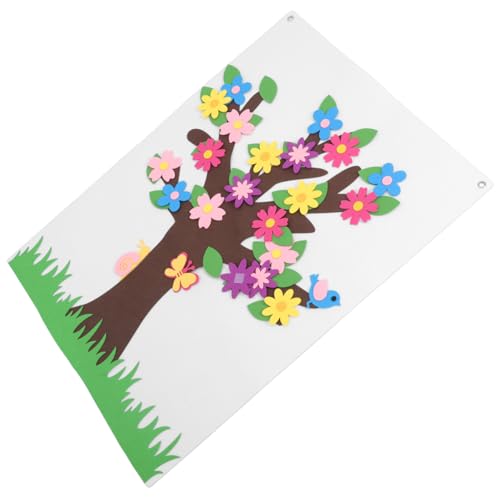 JUMPLAWN 1 Satz Wanddekoren für Diy Geschichtenbaum mit Blumen Schmetterlingen Bastelaktivitäten für Kindergarten Kinderzimmer für Dekorationen von JUMPLAWN